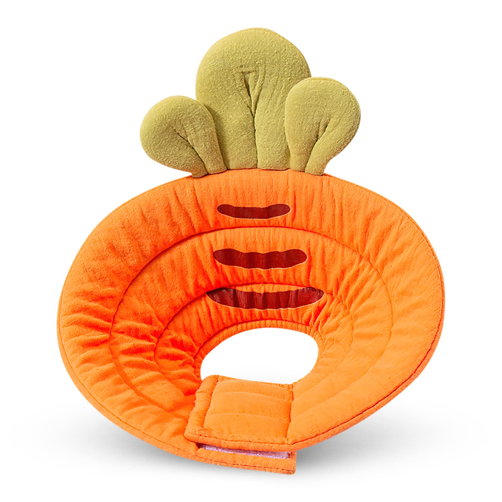 ALLSOPETS Collar para Perro Suave Collar Isabelino Gato Collar Campana Perro Collar de Recuperación para Gato Collarines para Curar Heridas Naranja