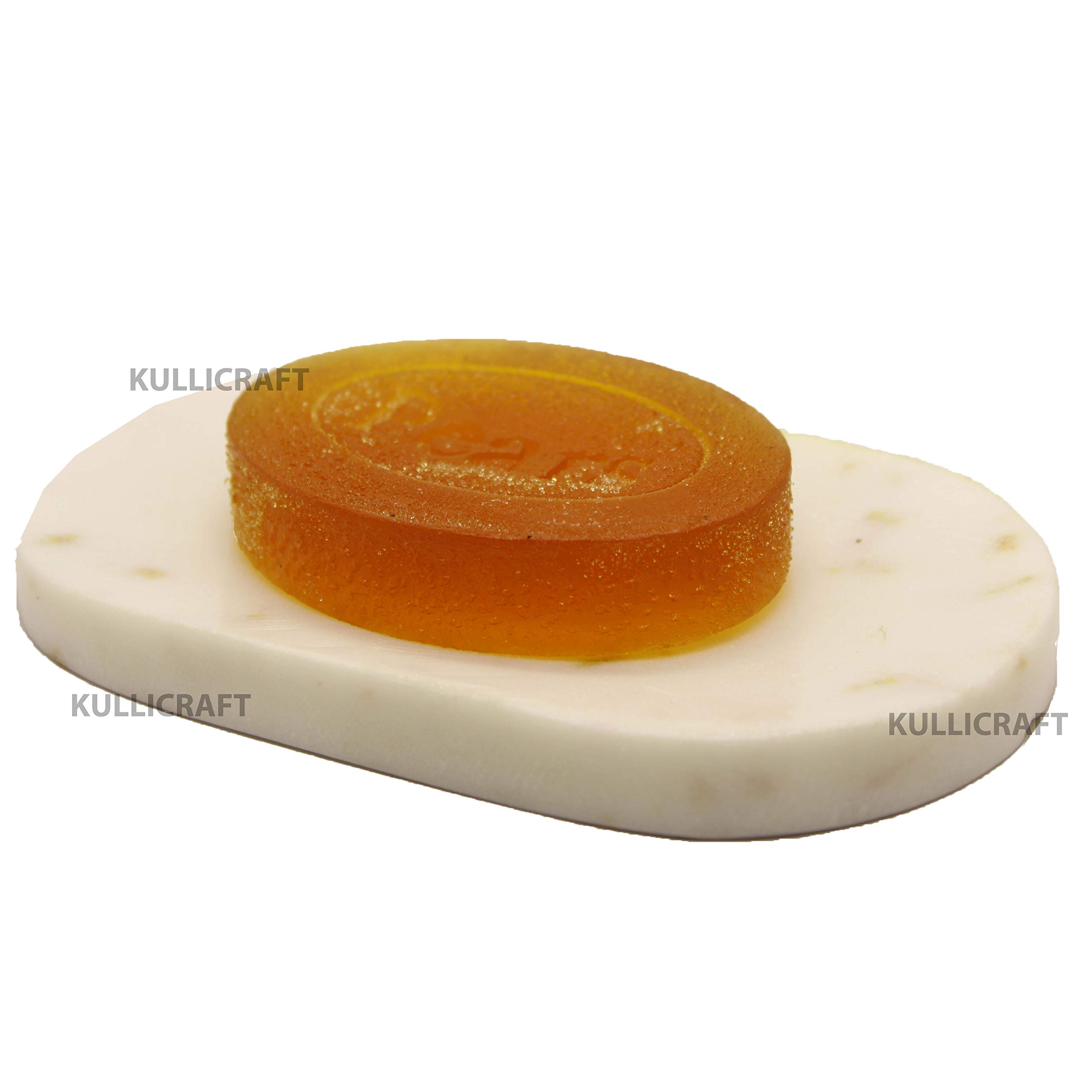 KC KULLICRAFT Natural Marble Soapstone Soap Dish Bath Accessories - Image 2 thumbnail
