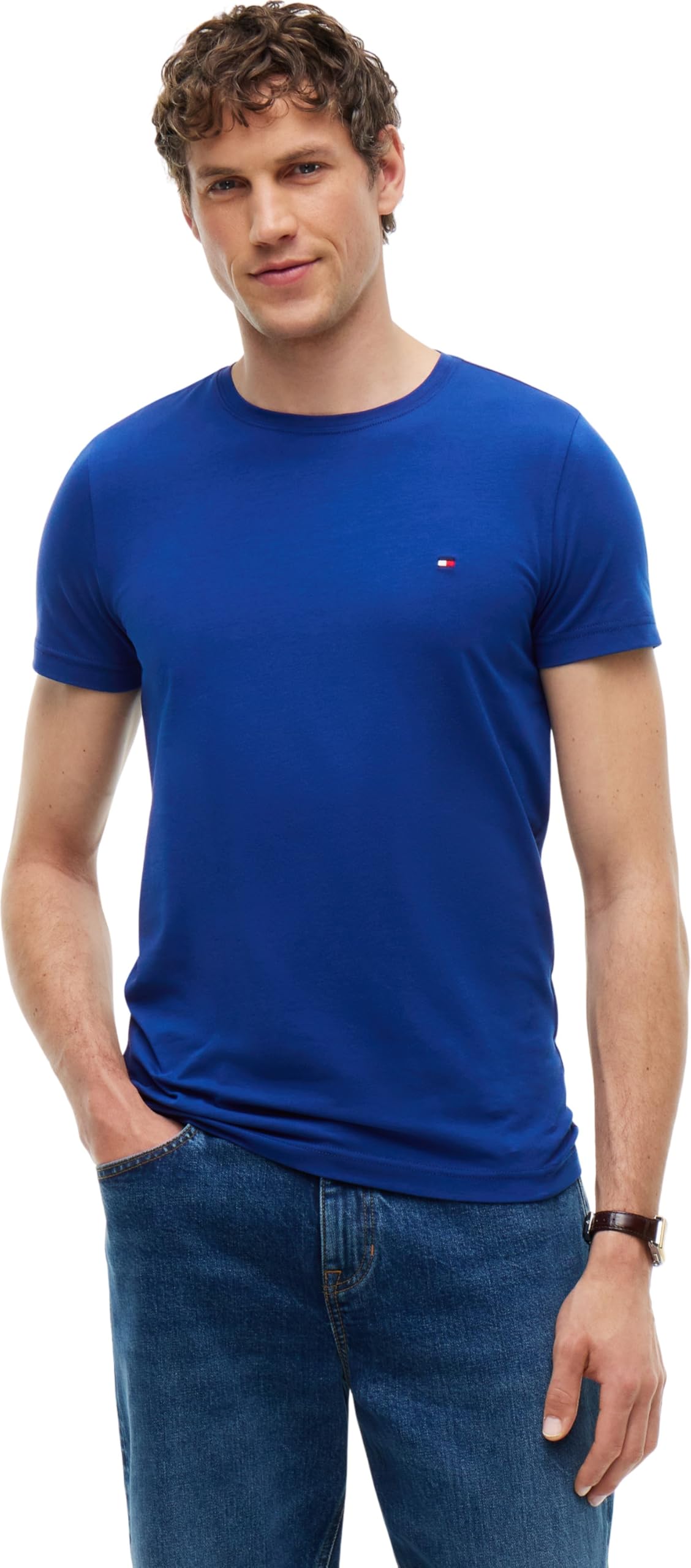 Tommy Hilfiger Herren T-Shirt Kurzarm Rundhalsausschnitt