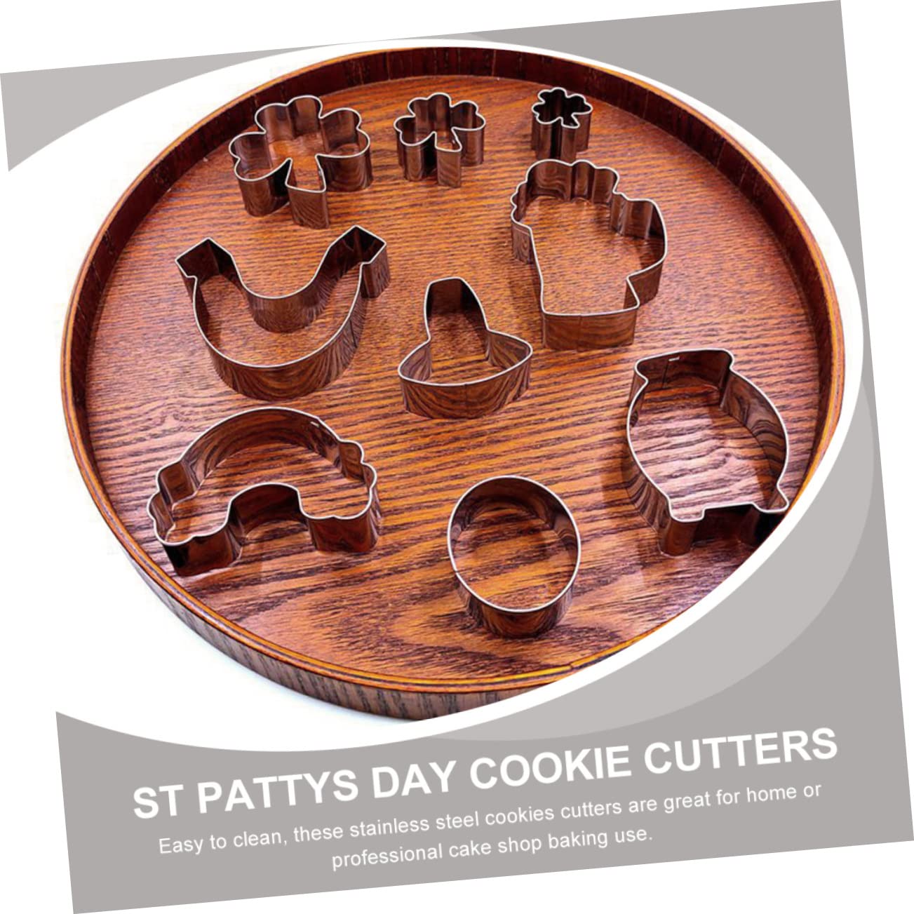 DECHOUS 5 Sätze Blatt-ausstechformen Mini Fallen Ausstechformen Dinosaurier-ausstechformen Keksform Ostern Easter Cookie Cutters Keksausstecher Zum Backen Backzubehör Silver 8 Stücke * 5