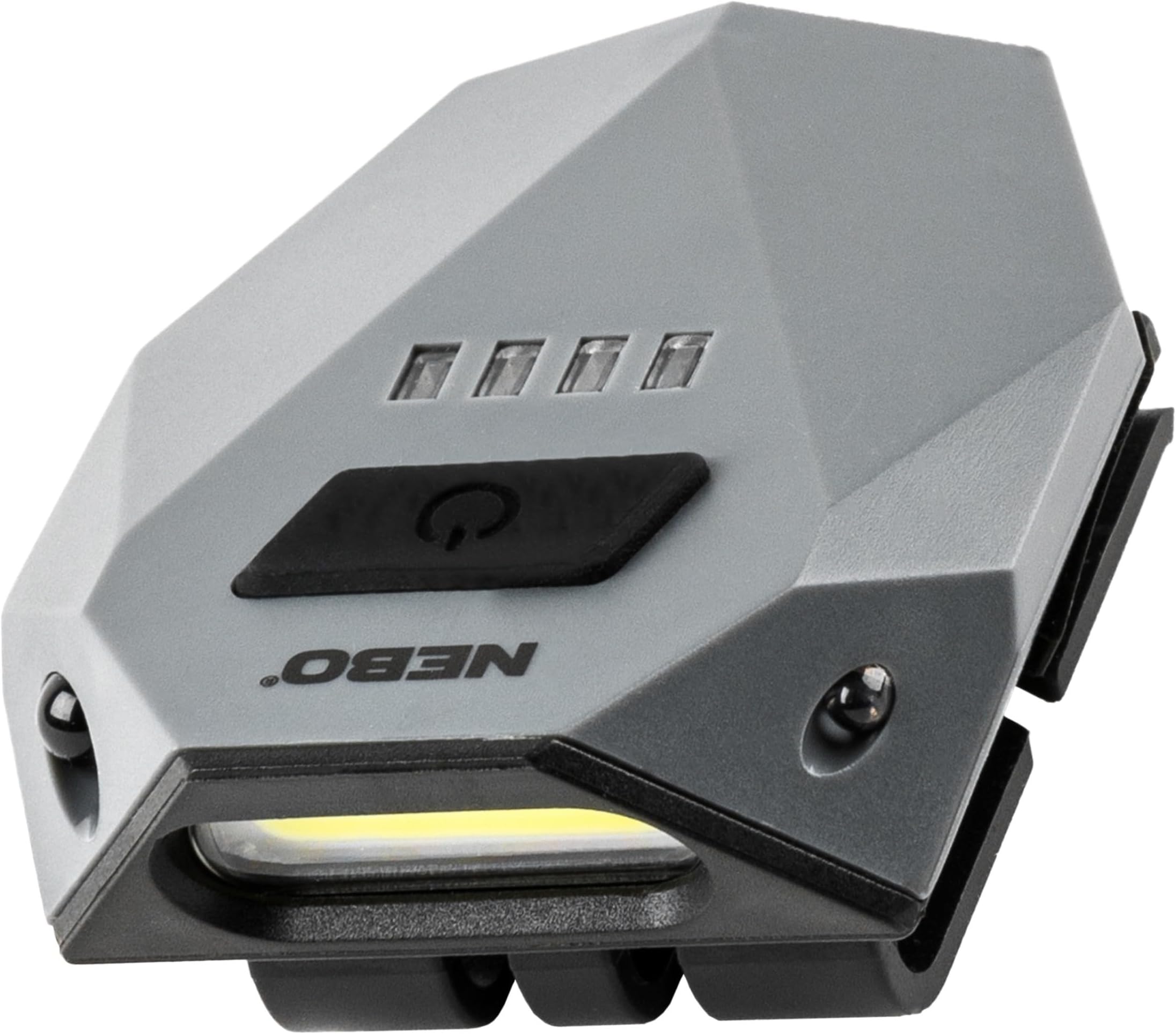 NEBO Einstein Cap Light | Black, Rechargeable Headlamp with Wave Activation | 4 Light Modes, Compact & Lightweight Design