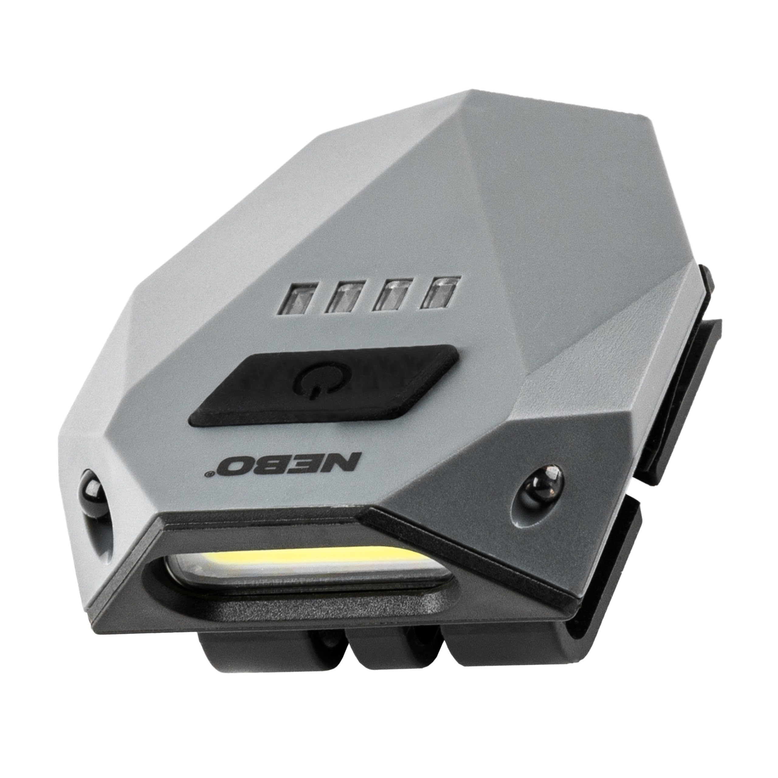 NEBO Einstein Cap Light | Black, Rechargeable Headlamp with Wave Activation | 4 Light Modes, Compact & Lightweight Design