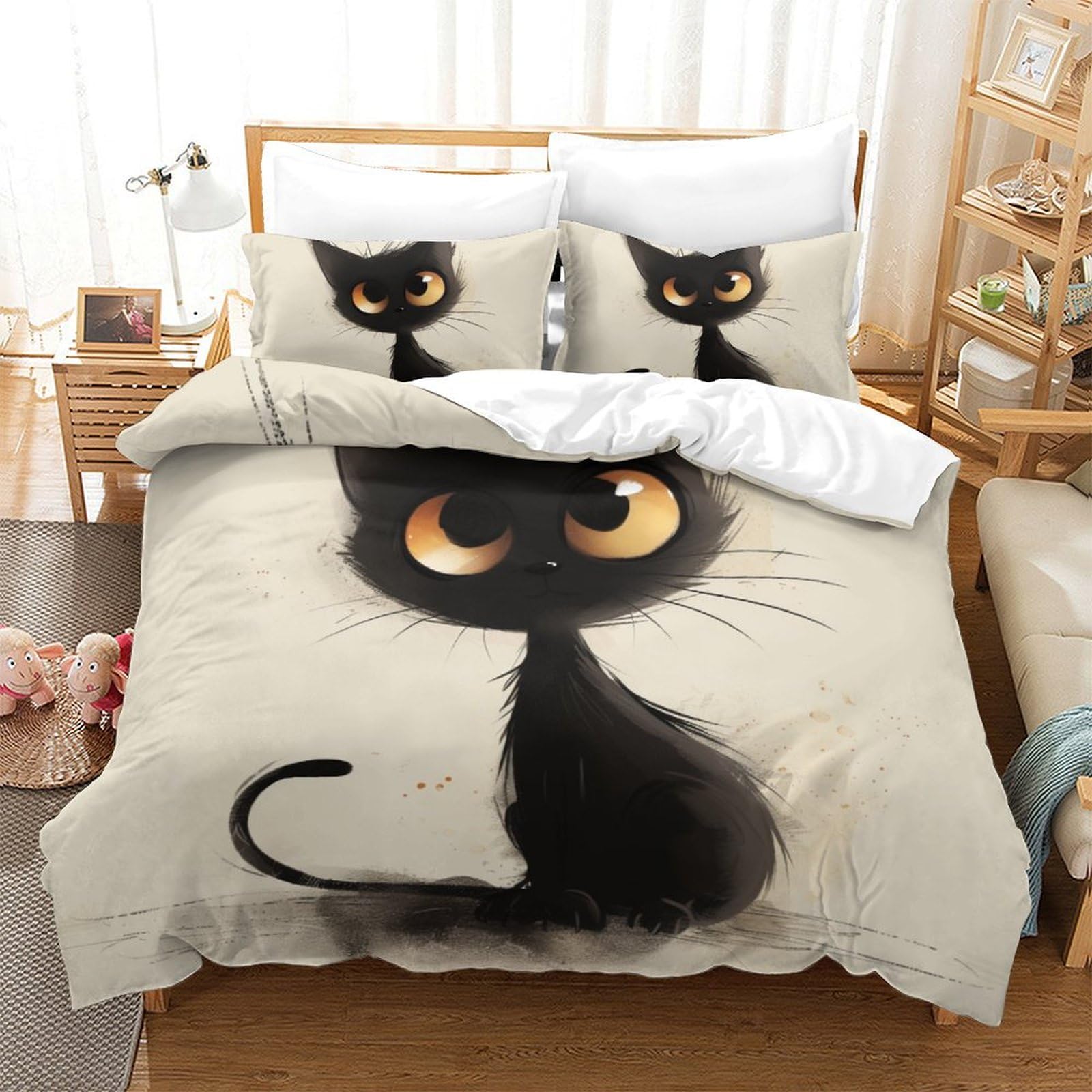 Parure de lit chat persan 3D pour transformer la chambre de vos adolescents en un cocon douillet