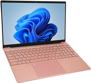 Laptop de 15,6 Polegadas, para Intel Celeron N5095CPU, Tela IPS HD 1920x1080, Teclado Touchpad, Câmera Frontal, 16 GB de RAM, Laptop Com Desbloqueio de Impressão Digital (16+128G