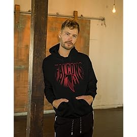 Junk Food Clothing x NFL - Atlanta Falcons - Team Spotlight - Unisex Adult Pullover Fleece Hoodie for Men and Women - Size Medium