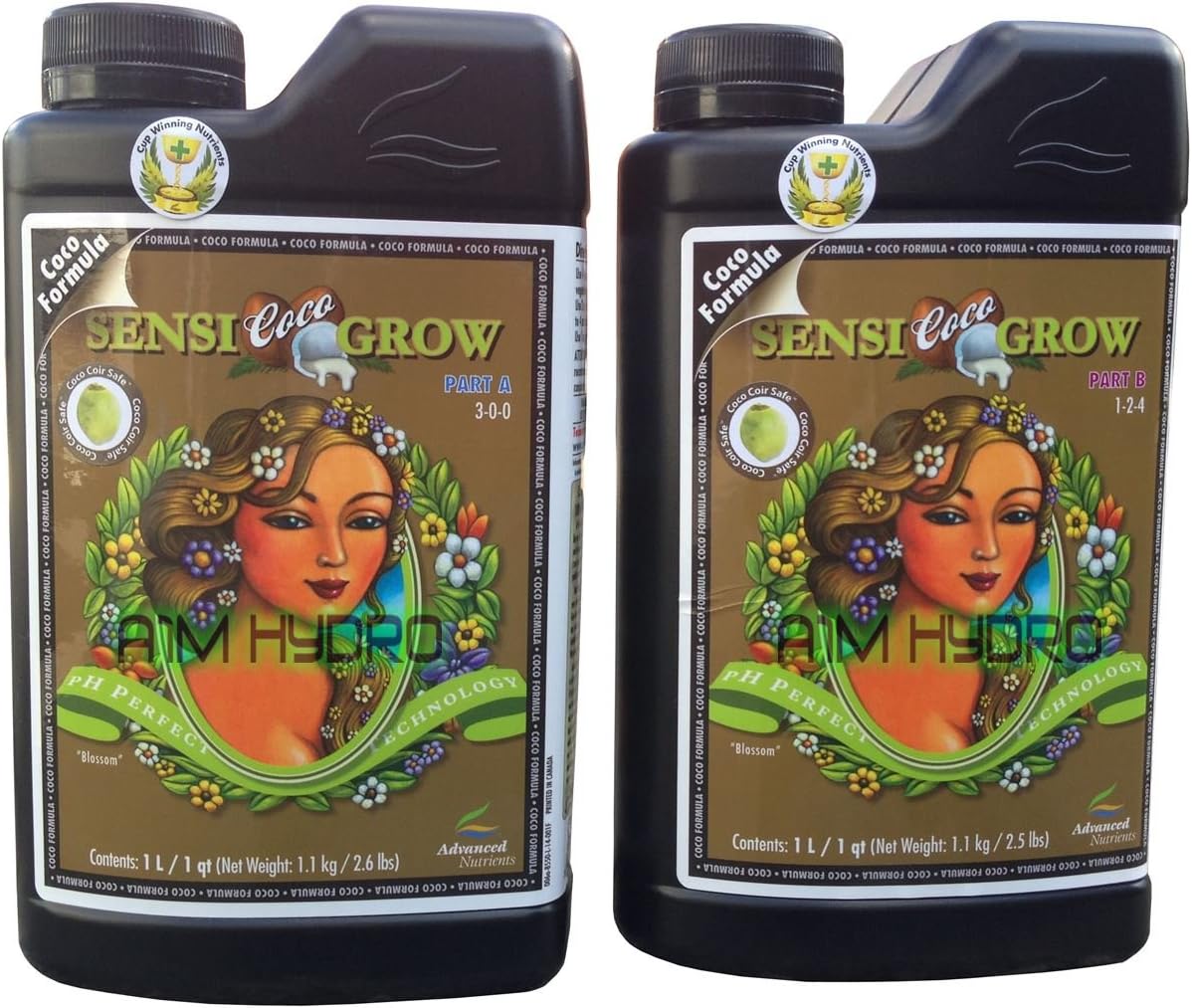 Advanced Nutrients Ph Perfect Sensi Coco Grow 1 Litre 1L A+B Set Hydroponics