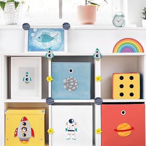 Miniatura 6 de Big Dot of Happiness Outer Space Galaxy - Decoraciones de aula de bricolaje - Recortes de tablón de anuncios - Juego de 40