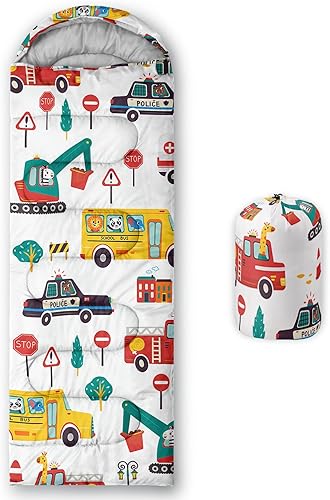 Miniatura 8 de Saco de dormir arcoíris para adultos y niños, saco de dormir rosa para niñas y niños, ligero, impermeable, para clima fríocálido, para todas las