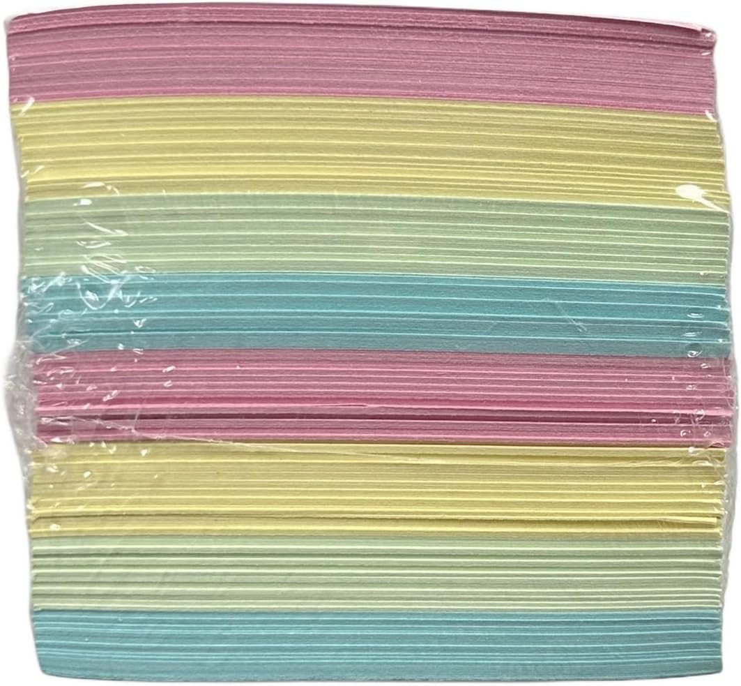 D.RECT Note Block 85x85x80mm Notepad Replacement Paper for Note Box, 750 Sheets Pastel Colours - Cube Note Box, Non Sticky Notes, Small Writing Paper - Memo Block for School Office Home 9 71phZE0a+UL. AC SL1500
