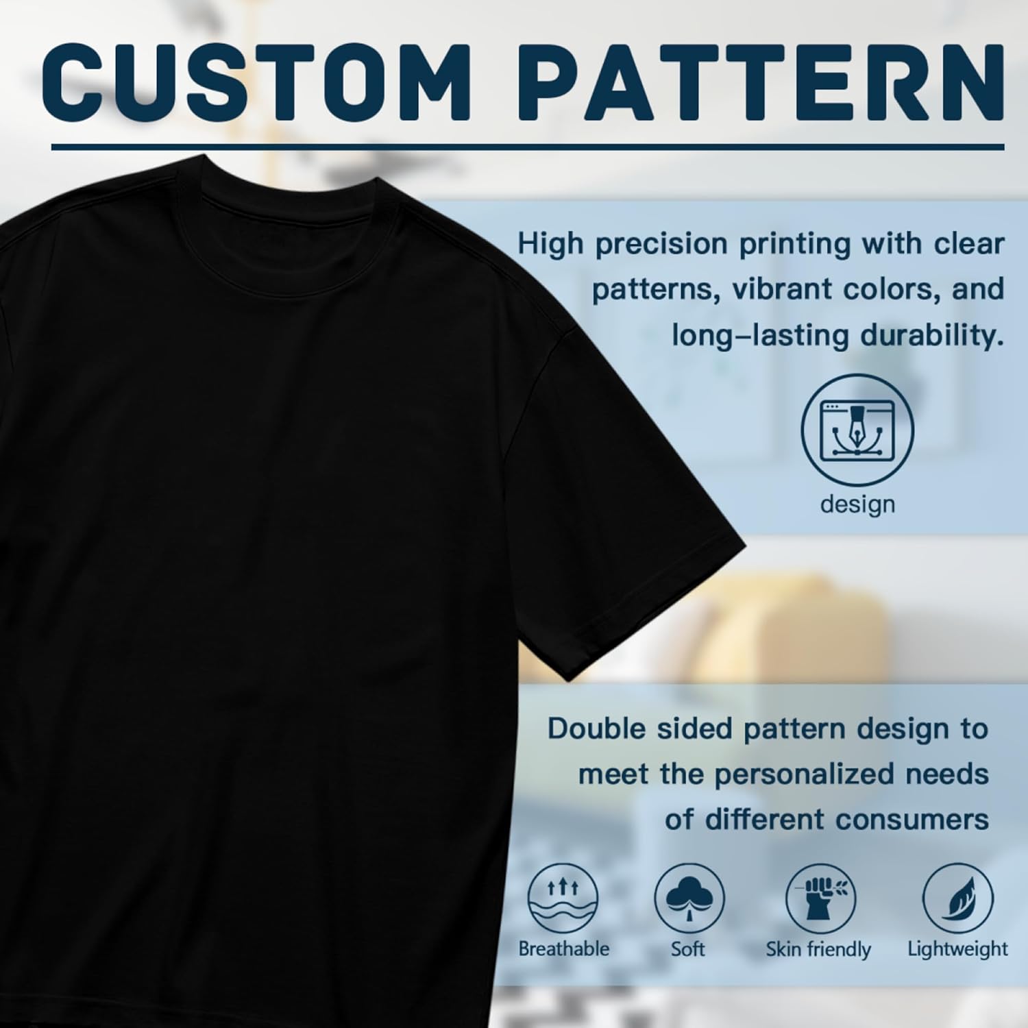 Custom T-Shirt with Your Image Text Logo Design Your Own Personalized Cotton T-Shirts for Men Customized Shirt for Gifts - Image 4