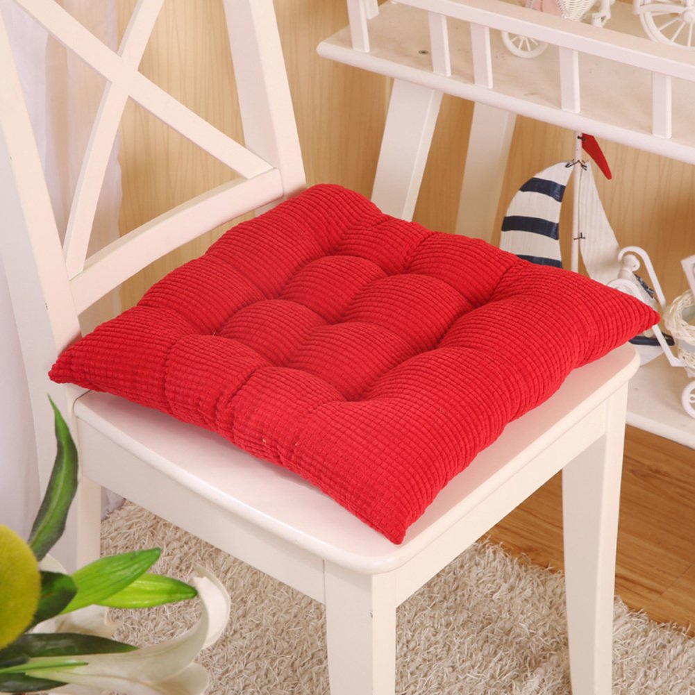 Coussin de chaise de bureau 40x40 Maison Jardin galette carrée uni
