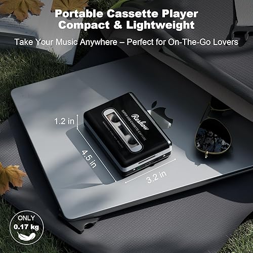 Miniatura 5 de Reshow Cassette Tape Player, Portable Tape Player Audio Cassette to Digital Converter, Convert Cassette Tape Recorder to iPod Format Compatible with