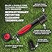 Frogger BrushPro Golf Club Cleaner with Ergonomic Grip and 2.5 ft. Retractable Cord, Red - Sturdy Golf Club Brush and Groove Cleaner for Golfers