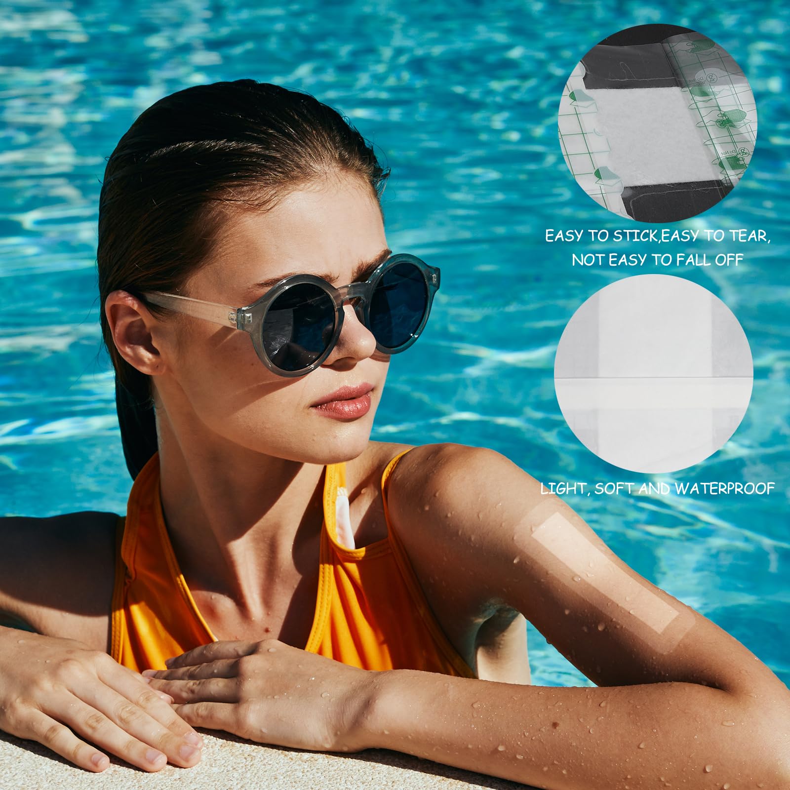 Apósito Impermeable Transparente 10x25cm - Película Adhesiva Waterproof para Tatuajes, Cicatrices, Postoperatorio y Piscina - Apósito Adhesivo Grande Hipoalergénico para Piel Sensible y Ducha