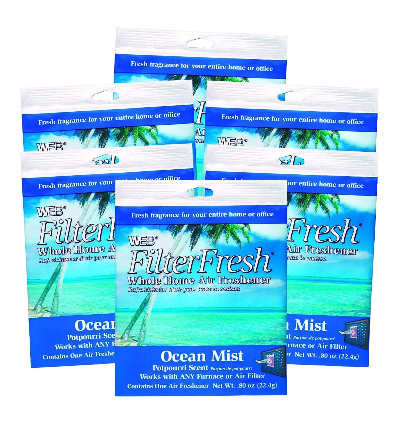 Filter Fresh Scented Furnace Air Freshener Pad