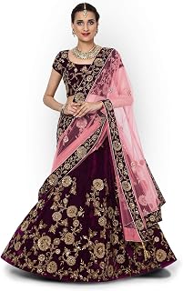 Zeel Clothing Women's Silk Semi-Stitched Lehenga Choli Price In India