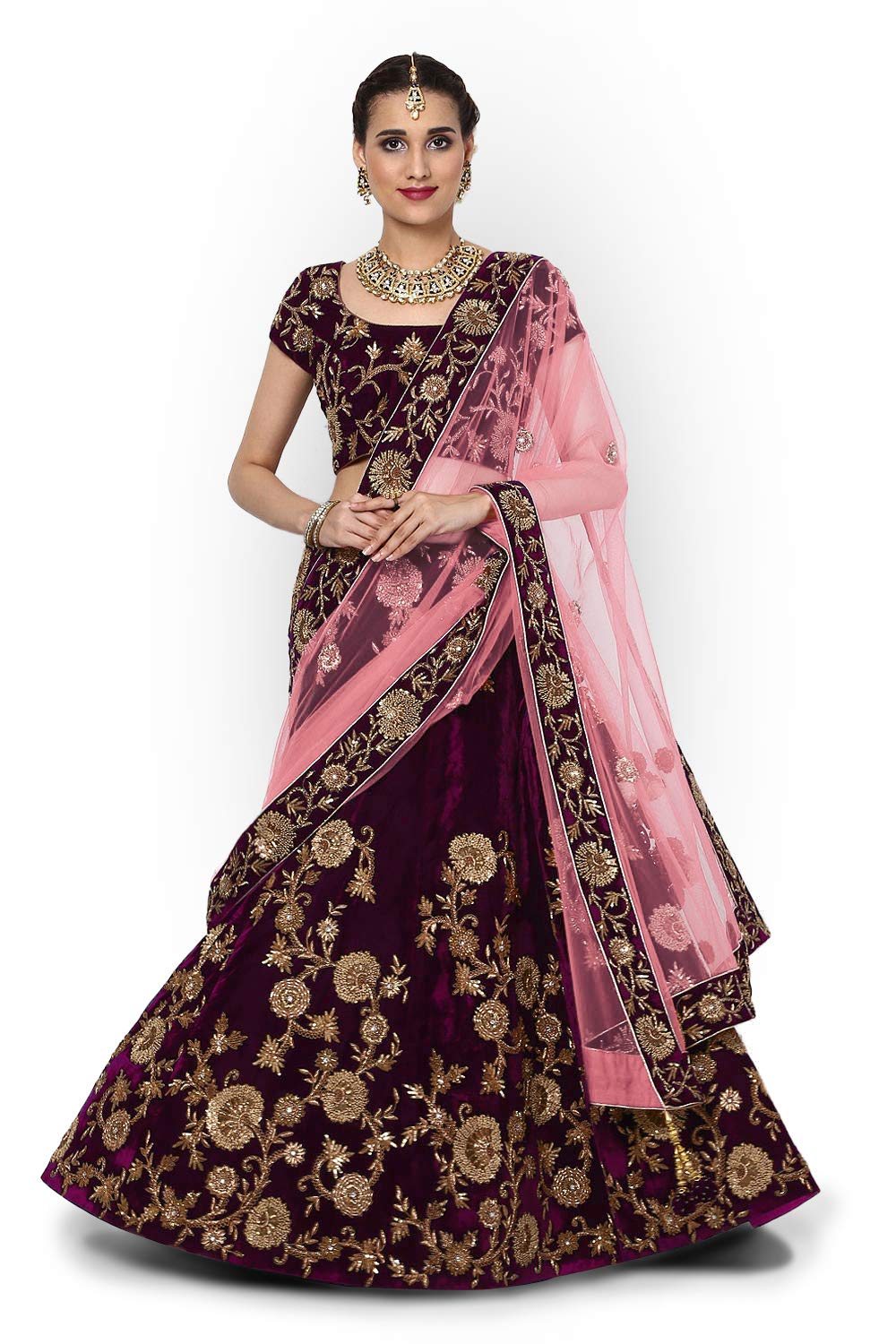 Zeel Clothing Women's Silk Semi-Stitched Lehenga Choli - Review, Price and Buying Guide