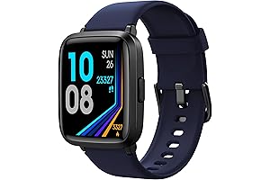 Touchflex Touchscreen Fitness Smartwatch with Multi-Health Monitoring