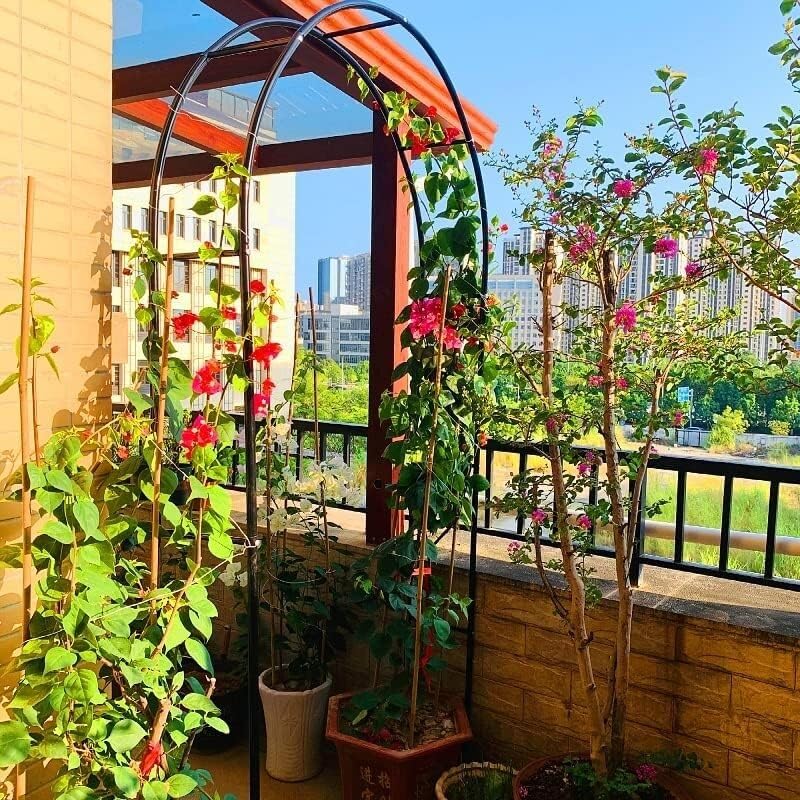 Arche de jardin en métal en acier galvanisé haute résistance de 240cm - 4