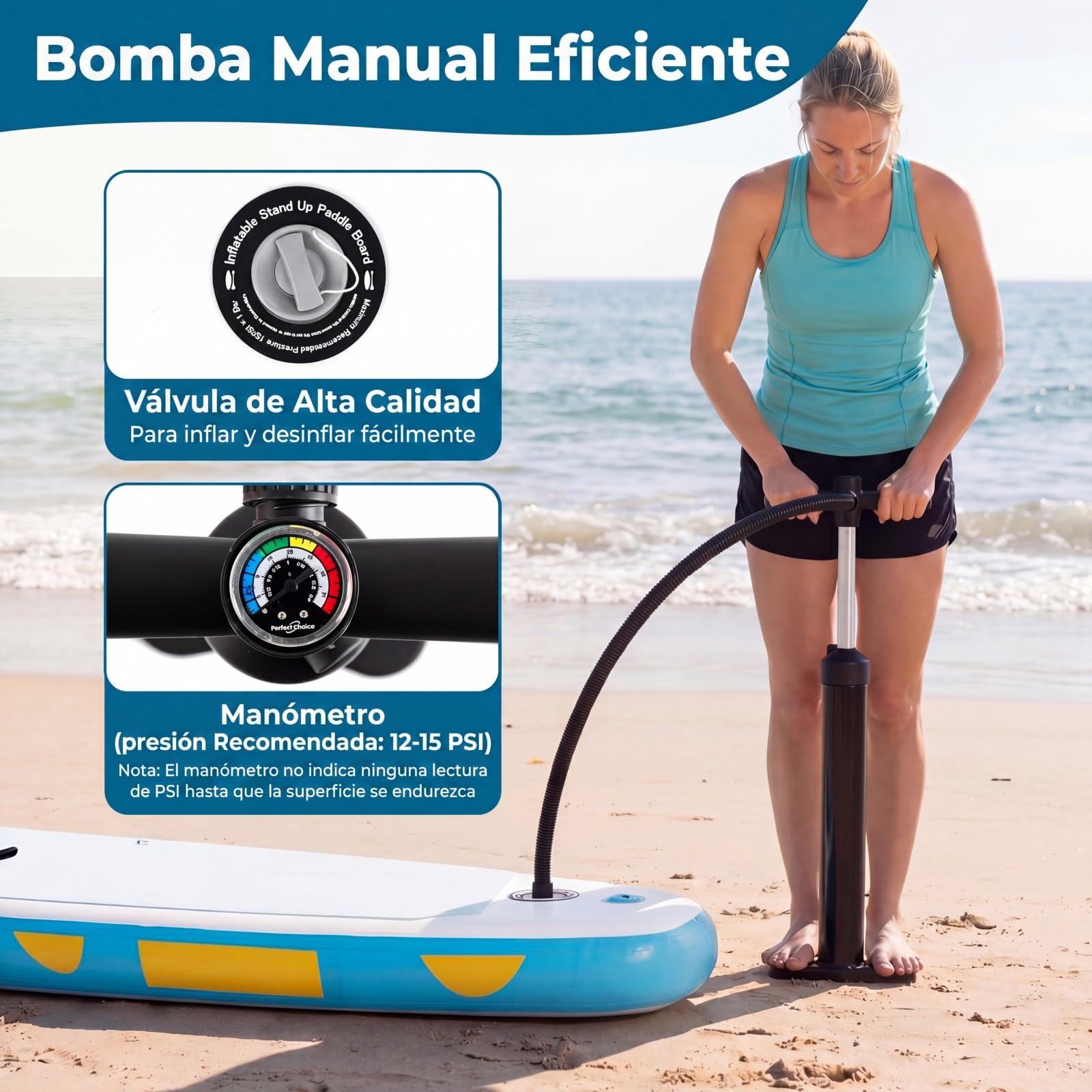 COSTWAY Tabla Paddle Surf Hinchable, Stand Up Paddle Board Inflable con Remo, 3 Aletas, Bomba Manual, Mochila de Viaje, 336 cm Padel Surf para Jovenes y Adultos, Soporta hasta 160 kg