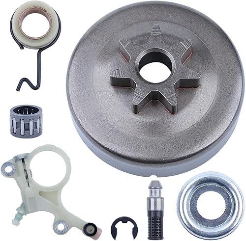 Miniatura 5 de Mtanlo Kit de bomba de aceite de tambor de embrague de piñón estriado para Stihl MS271, MS291, MS271C, MS291C motosierras 1121 640 2001