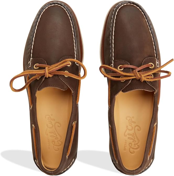 حذاء Sperry Gold CupTM الأصلي الأصلي للرجال ذو العينين