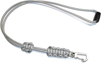 RedVex Paracord Cobra Neck Lanyard with Safety Break-Away and Adjuster - Metal Clip - Choose your color and size