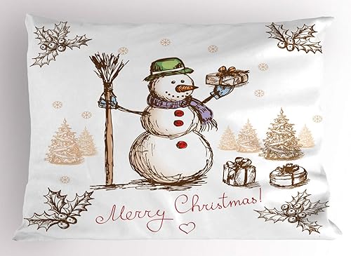 Miniatura 8 de Ambesonne Funda de almohada con diseño de calavera de azúcar, inspirada en Calavera, diseño de gatos negros ornamentados, estilo mexicano,