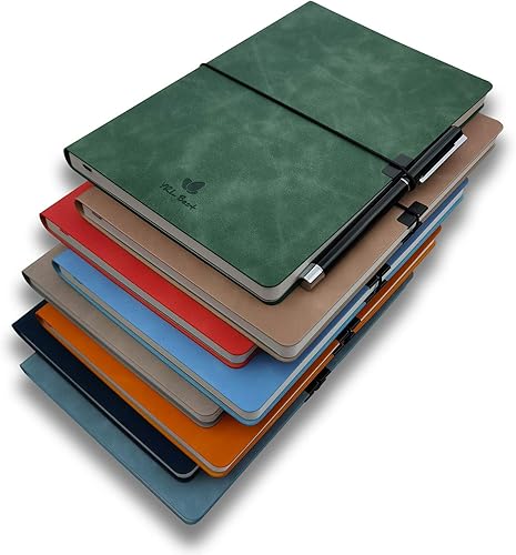 Miniatura 7 de Cuaderno de papel cuadriculado, páginas cuadradascuadriculadas de 0.197 x 0.197 in, A5, 5.8 x 8.3 pulgadas, tapa blanda de piel sintética de alta