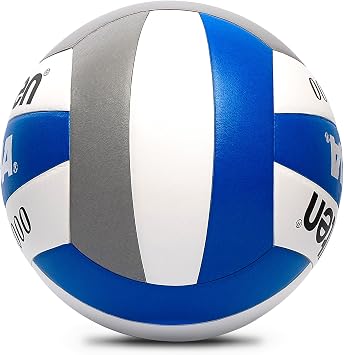 Soft Volleyball for Indoor Practice,Training,Game Competition, Gym, Outdoor Beach Play, V58X-N Size 5 Lightweight Super Touch Volleyballs Fit for Beginner, Teenager, Adult