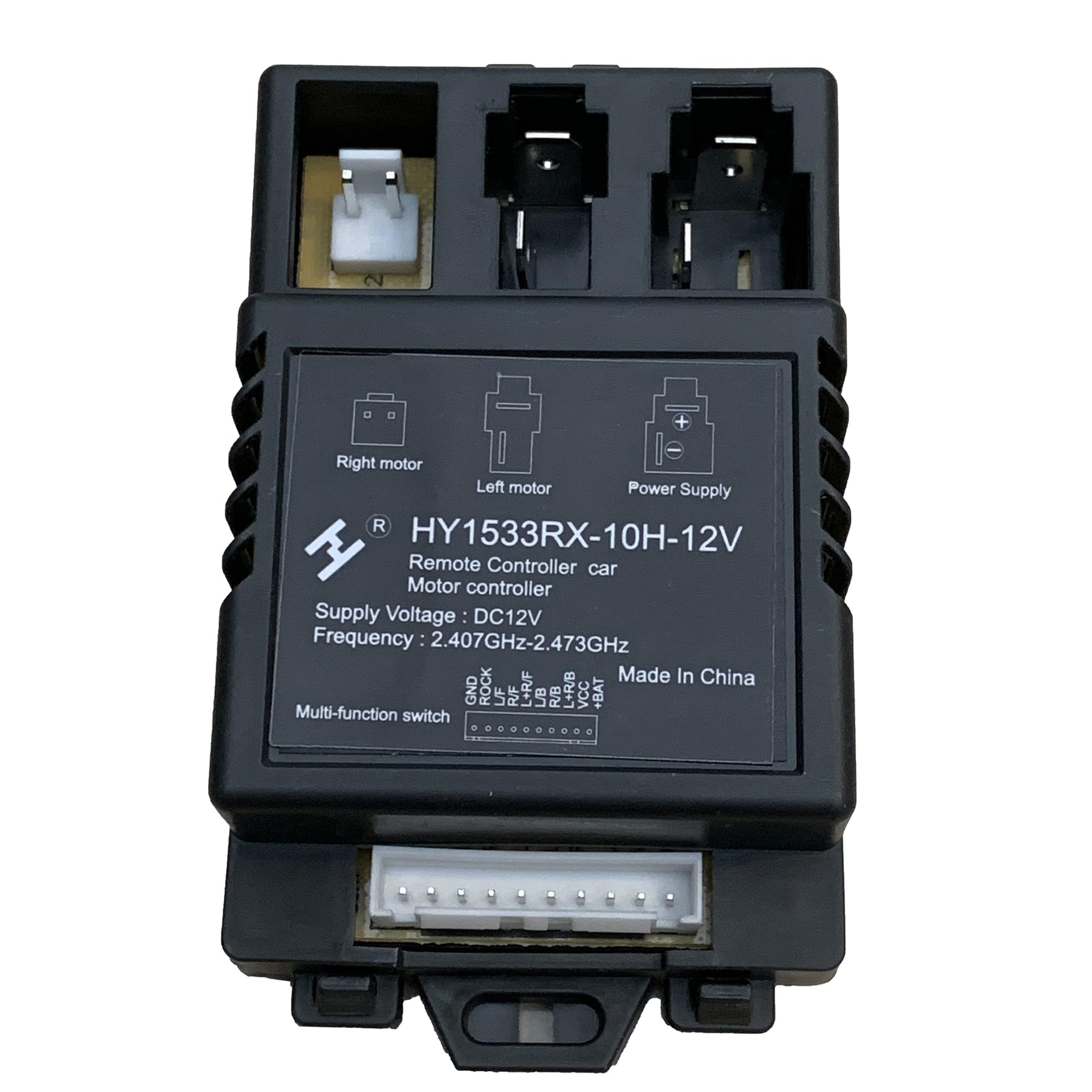 HY1533RX-10H-12V Children's Power Riding Car 2.4G Receiver Controller Control Box Accessories Children's Electric Riding Car Replacement Parts