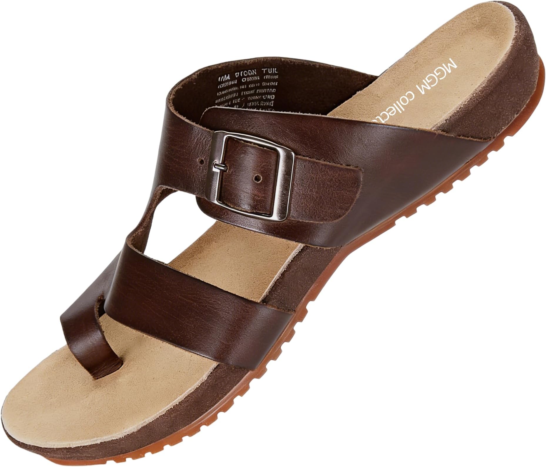 Mens Cow Leather Flip Flops Sandals