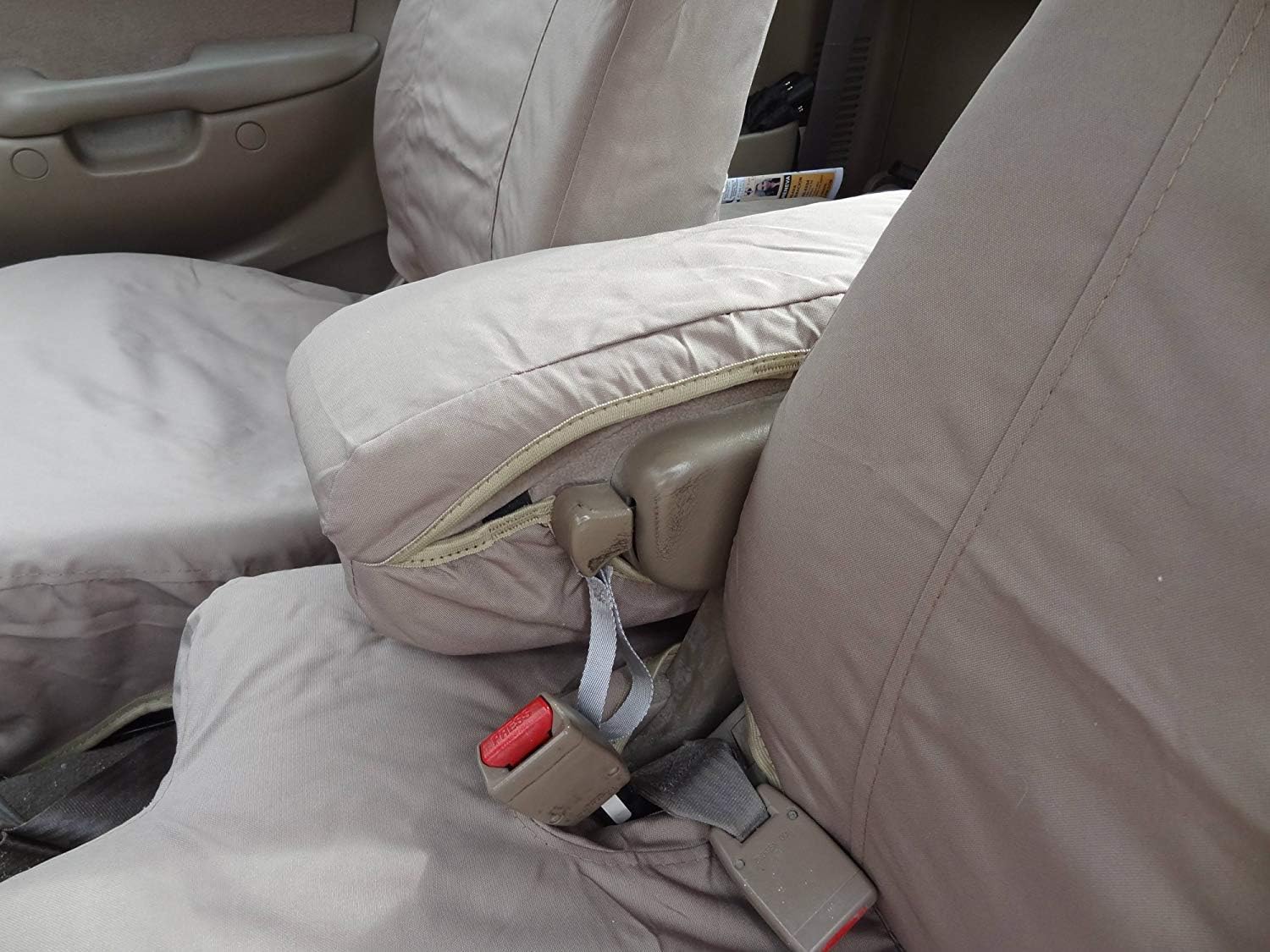 Durafit Seat Covers, Made to fit 2001-2003 Tacoma Custom-Made Seat Covers by Durafit. Waterproof Endura Fabric (60/40 Split Bench, C3 TAN)