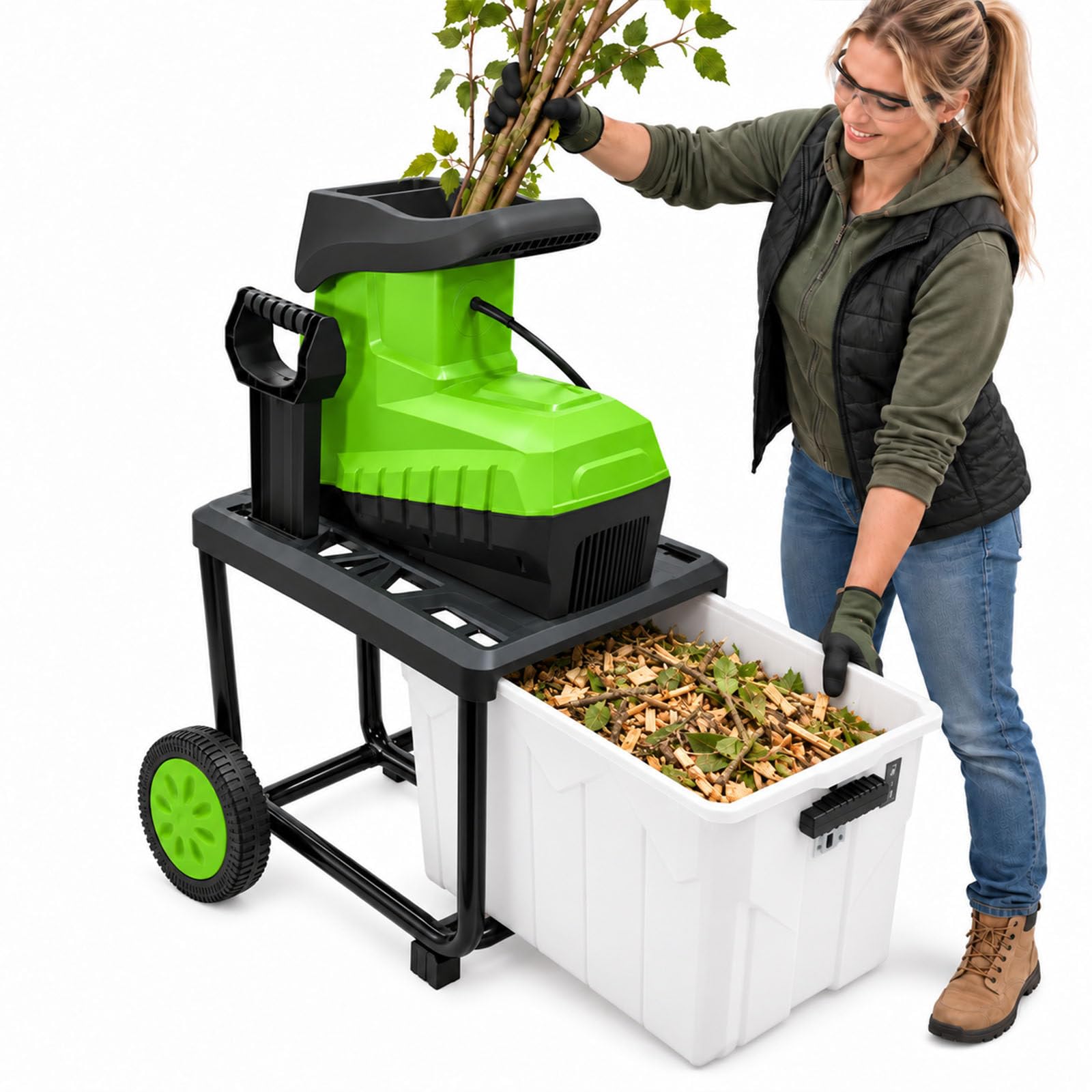 Broyeur De Végétaux Électrique 2800 W – Broyeur De Branches