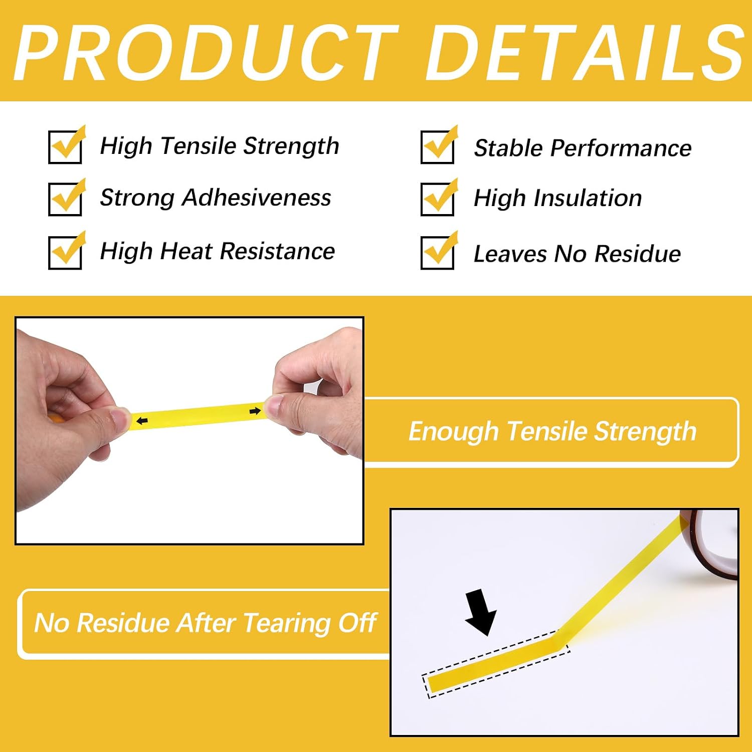 6 Rolls 10mm x33m 108ft Sublimation Tape,Up to 250℃(480℉),High Temperature Tape for Heat Press,Electronics, Soldering, Circuit Board,Sublimation Heat Tape for Heat Transfer Tape Dispenser