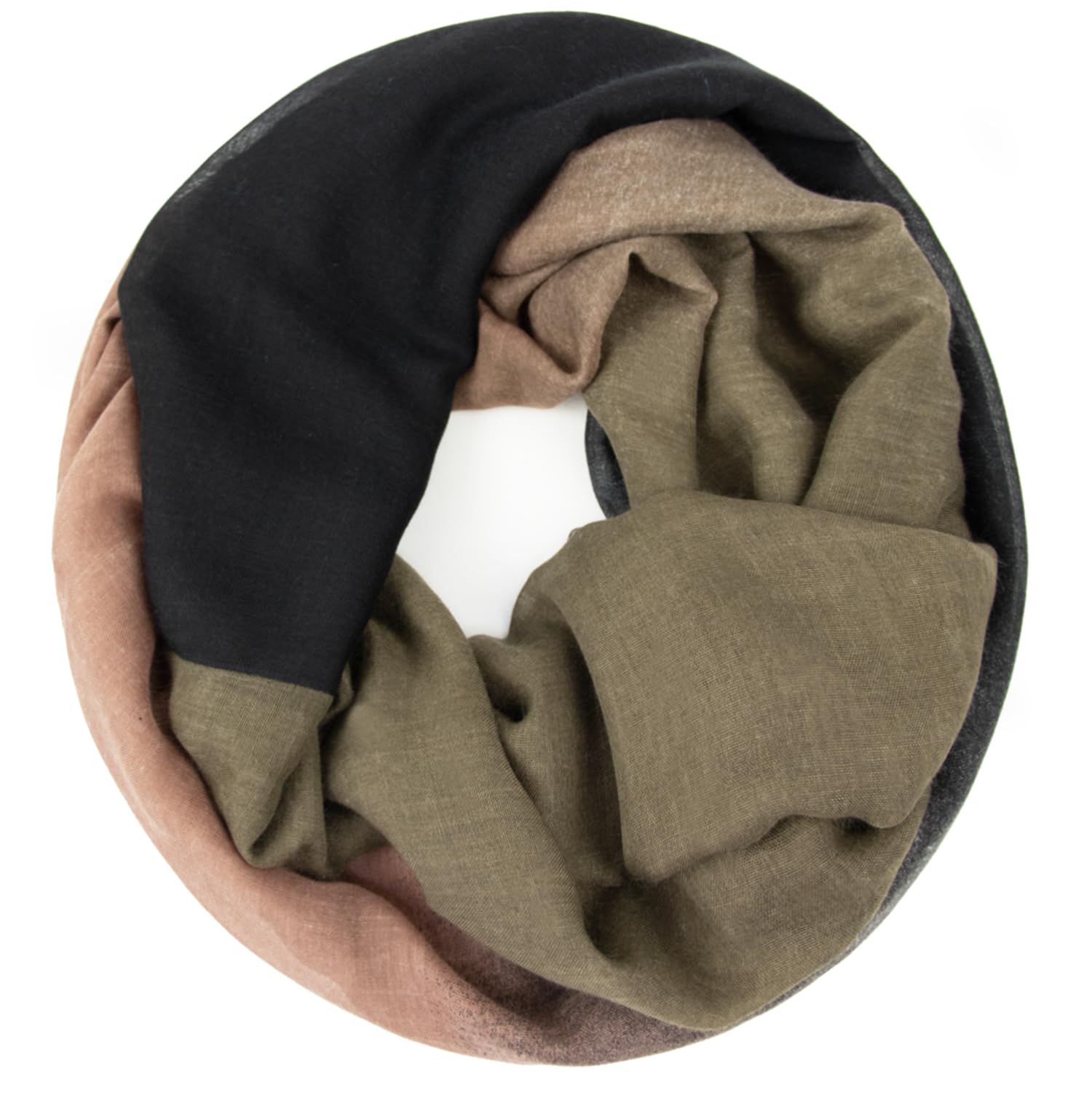 Unaduna Loopsjaal tiny rib wol - semla: warm