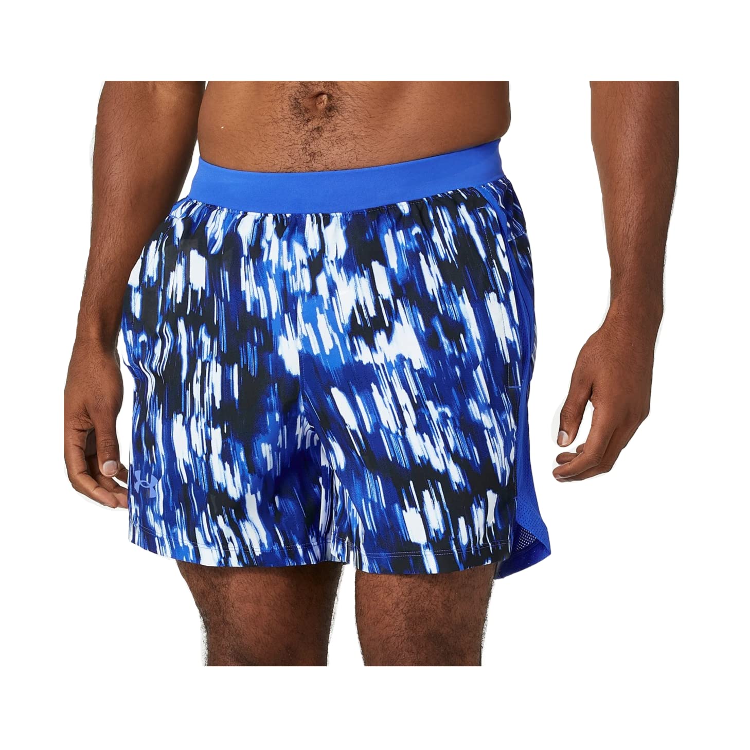 Under Armour Launch UA Short de course ajusté pour homme 12,7 cm, Vêtements de Running, Versa Blue 486, Taille M