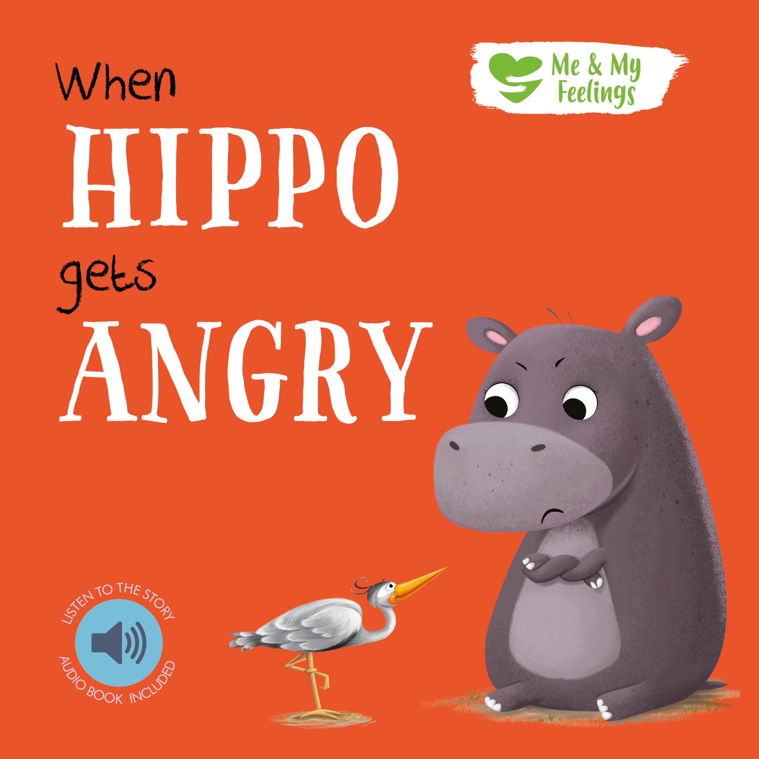 ME AND MY FEELINGS SQUARE BOARD BOOK - WHEN HIPPO GETS ANGRY (Me & My Feelings)