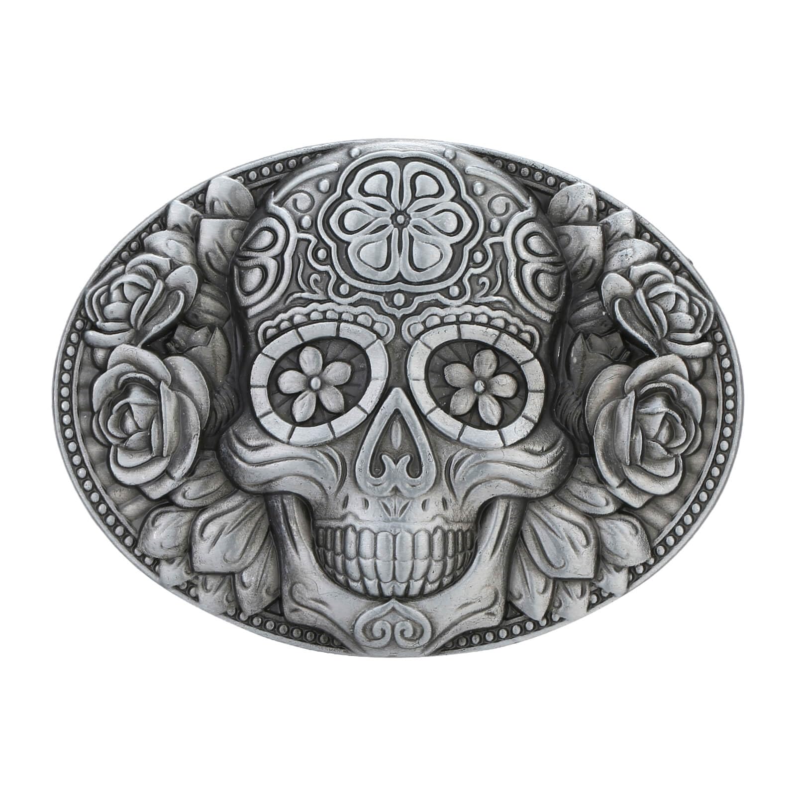 Western Cowboy Vintage Rodeo Cross Prayer Horse Belt Buckle Men