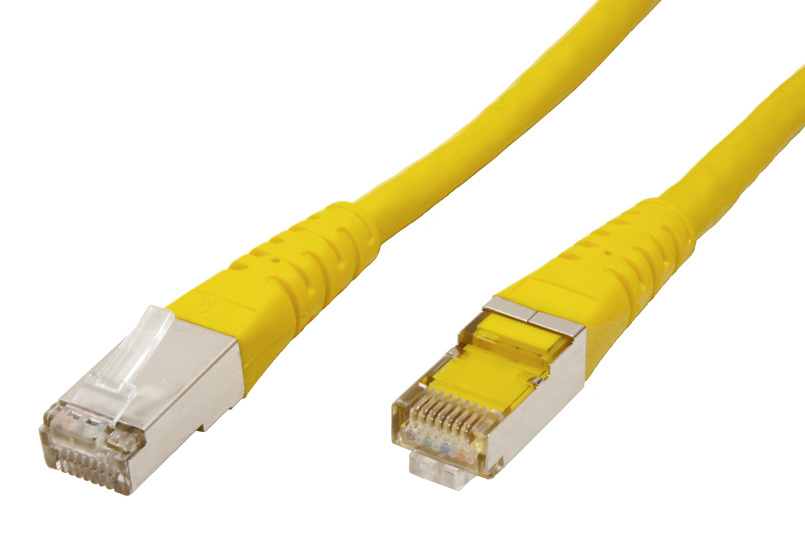 Roline 21151312 0.3 m S/FTP Cat 6 Ethernet Network LAN Cable with RJ45 Connector - Yellow