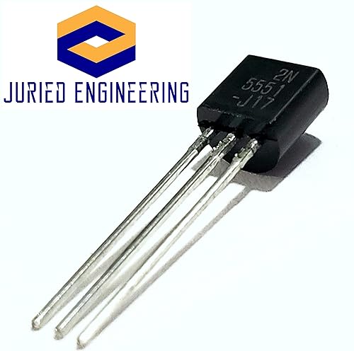 Miniatura 2 de 2N5551 Transistor único bipolar (BJT), NPN, 160 V, 150 MHz, 625 mW, 600 mA, 80 hFE (paquete de 5)