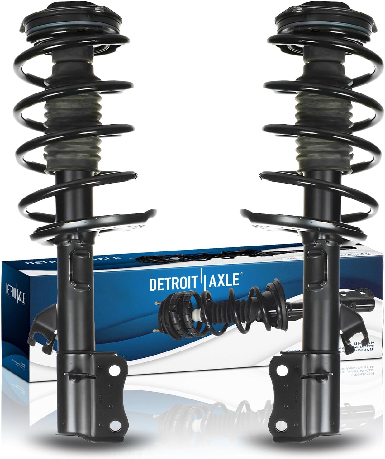 Detroit Axle 4WD 2 Front Struts for Nissan Titan