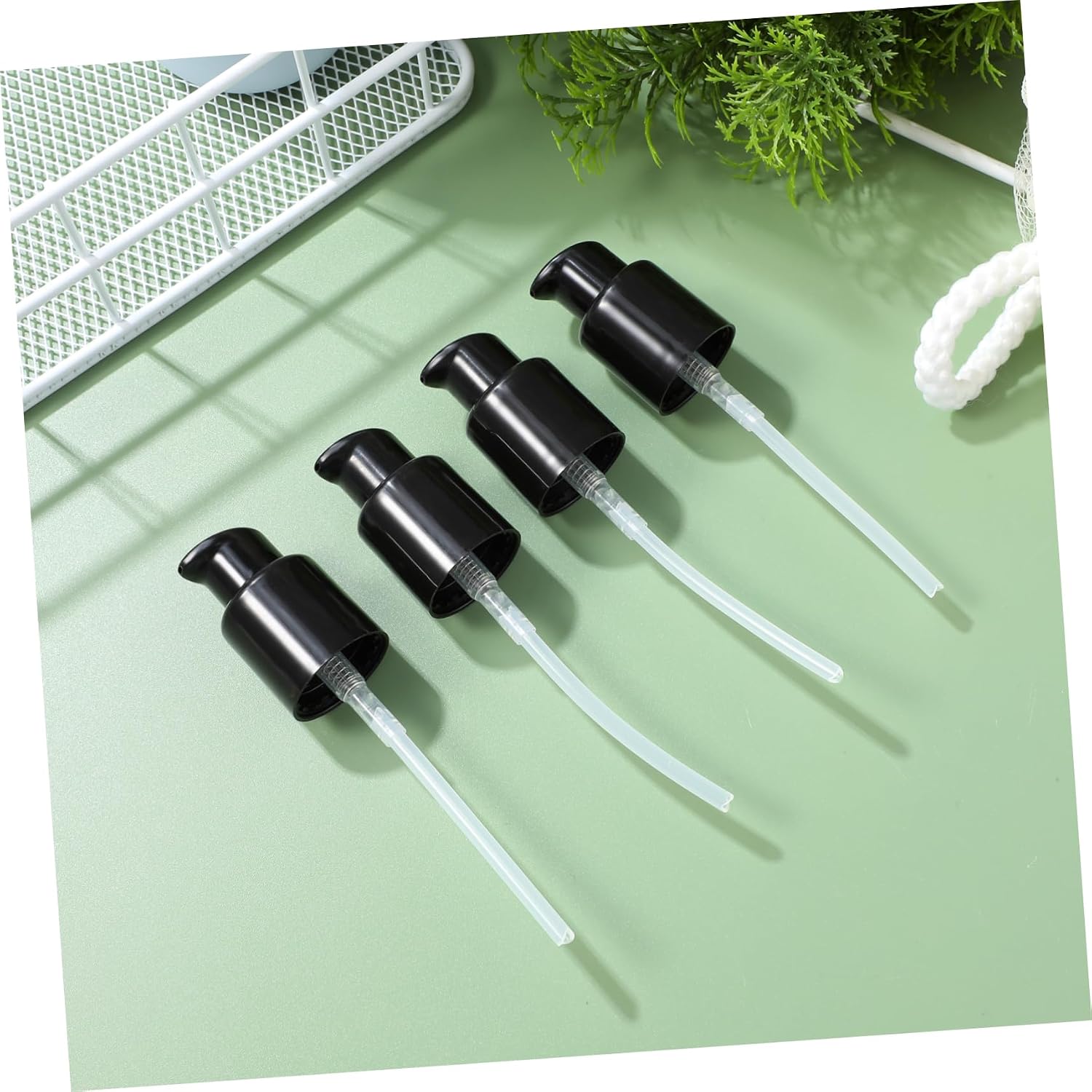 4pcs Portable Lotion Pump Emulsion Dispenser for Moisturizers Creams and Perfumes Leakproof Design for Home and Beauty Use