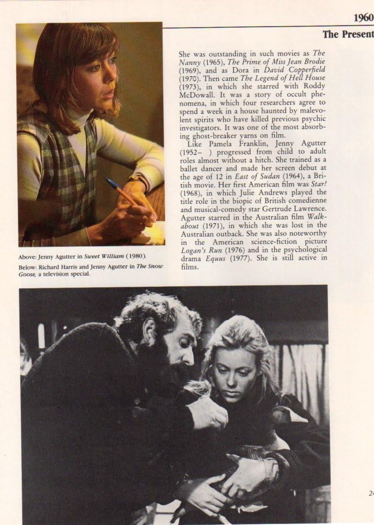 Jenny Agutter Magazine Photo clipping 8x10 1page Z2617