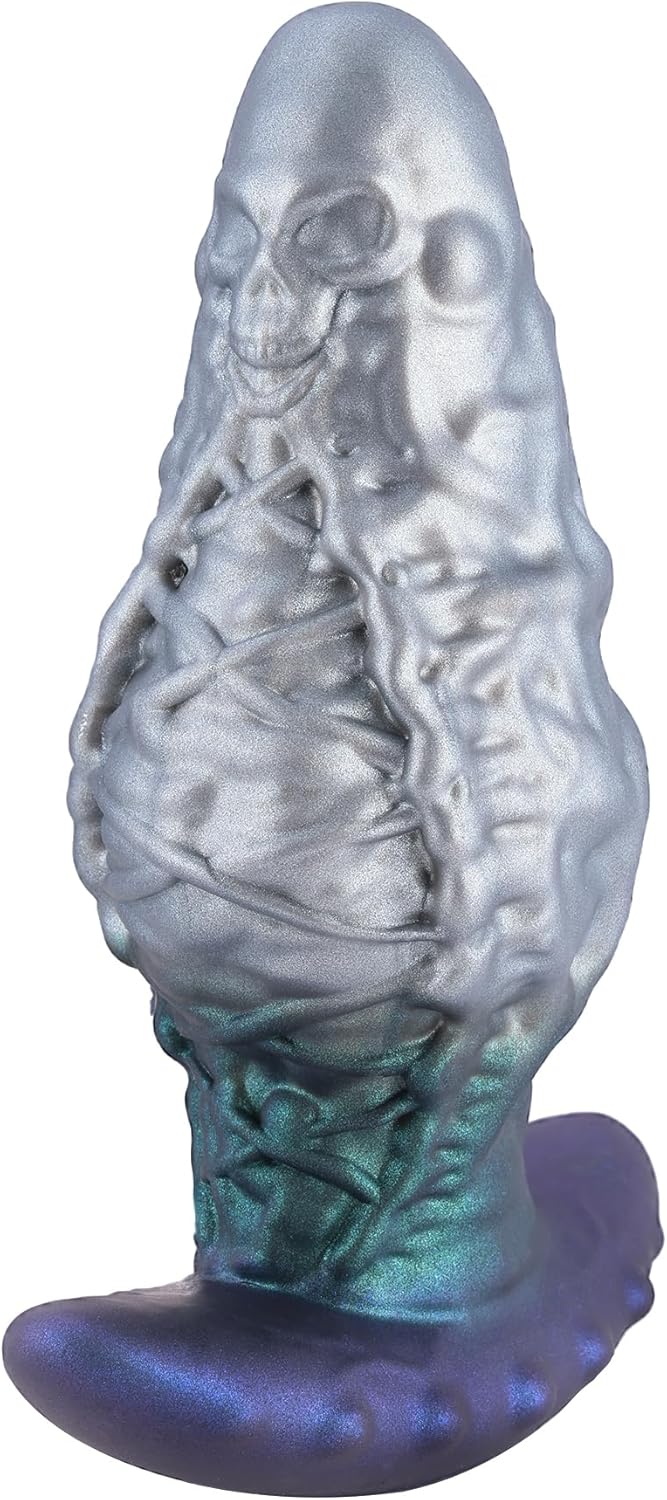 Wildolo Silicone Anal Plug, 9' x 3.5' Large Butt Plug Dildo with Curved Base & Slender Waist, Adult Sex Toys for Advanced Women Men XXL