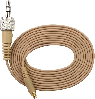 JK 1/8" Locking Screw Detachable Cable for JK MIC-J 071S Headset Headworn Microphone