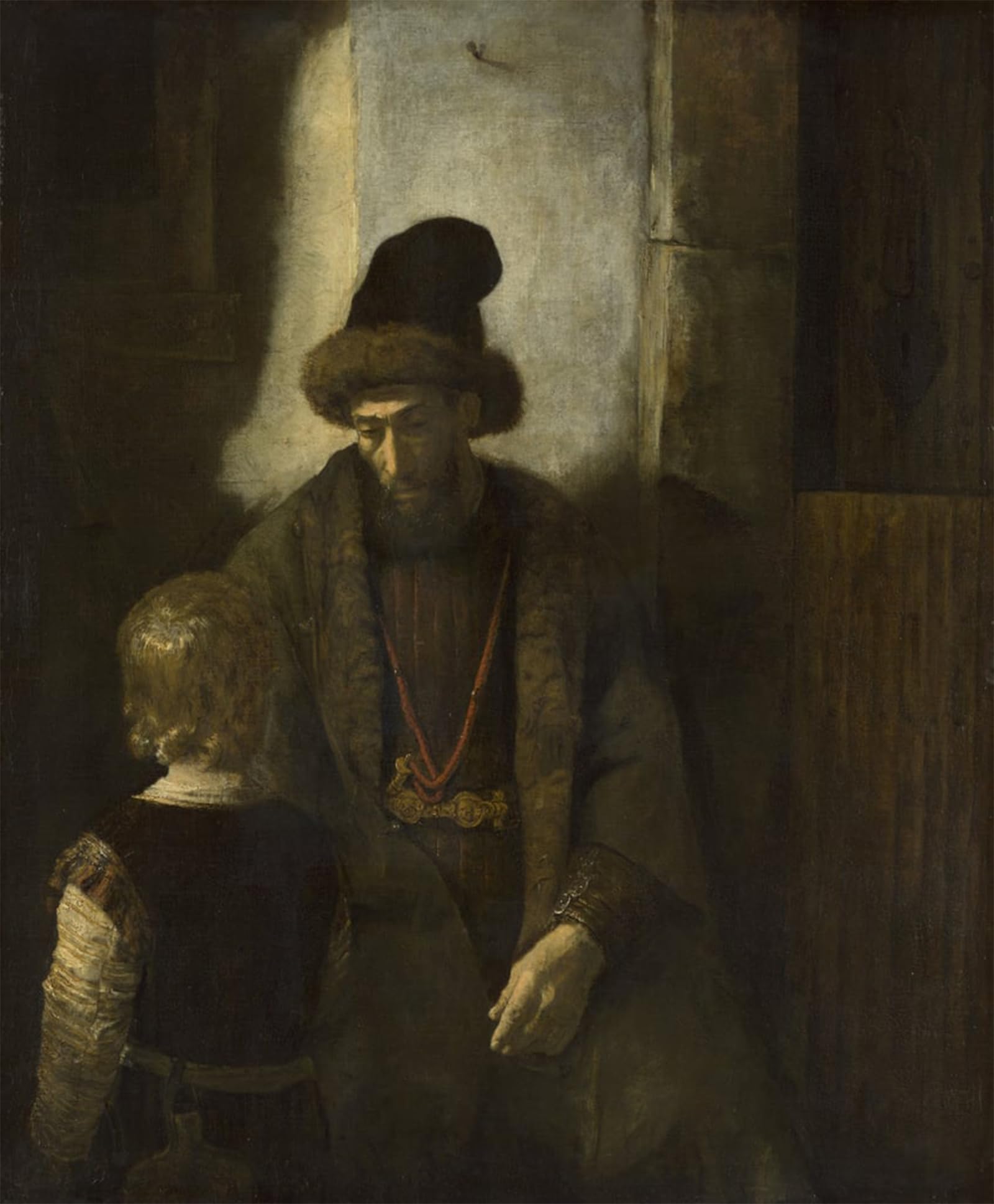 POSTERIIk Vintage Art Print Images Pictures Print Jacob by Rembrandt van Rijn Modern Colour Posters for Office Home Decor 60x90cm