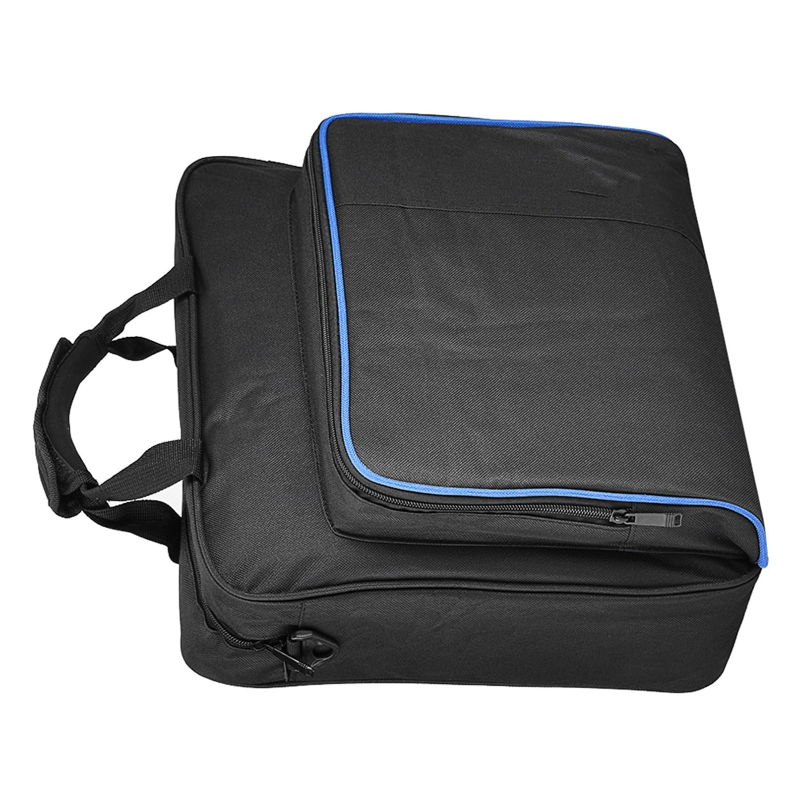 VBESTLIFE Funda de Transporte Pro, Consola de Juego Caja de Almacenamiento de Viaje Bolsa de Hombro para 4 Pro Bolsa de Protección con Correas Elásticas, Gran Capacidad