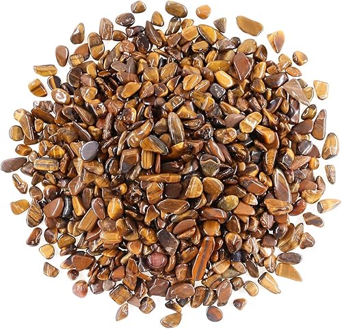 Miniatura 7 de Swpeet 2 libras de lapislázuli y ojo de tigre pequeños trozos de piedras preciosas trituradas, piedras de forma irregular, piedras de cristal