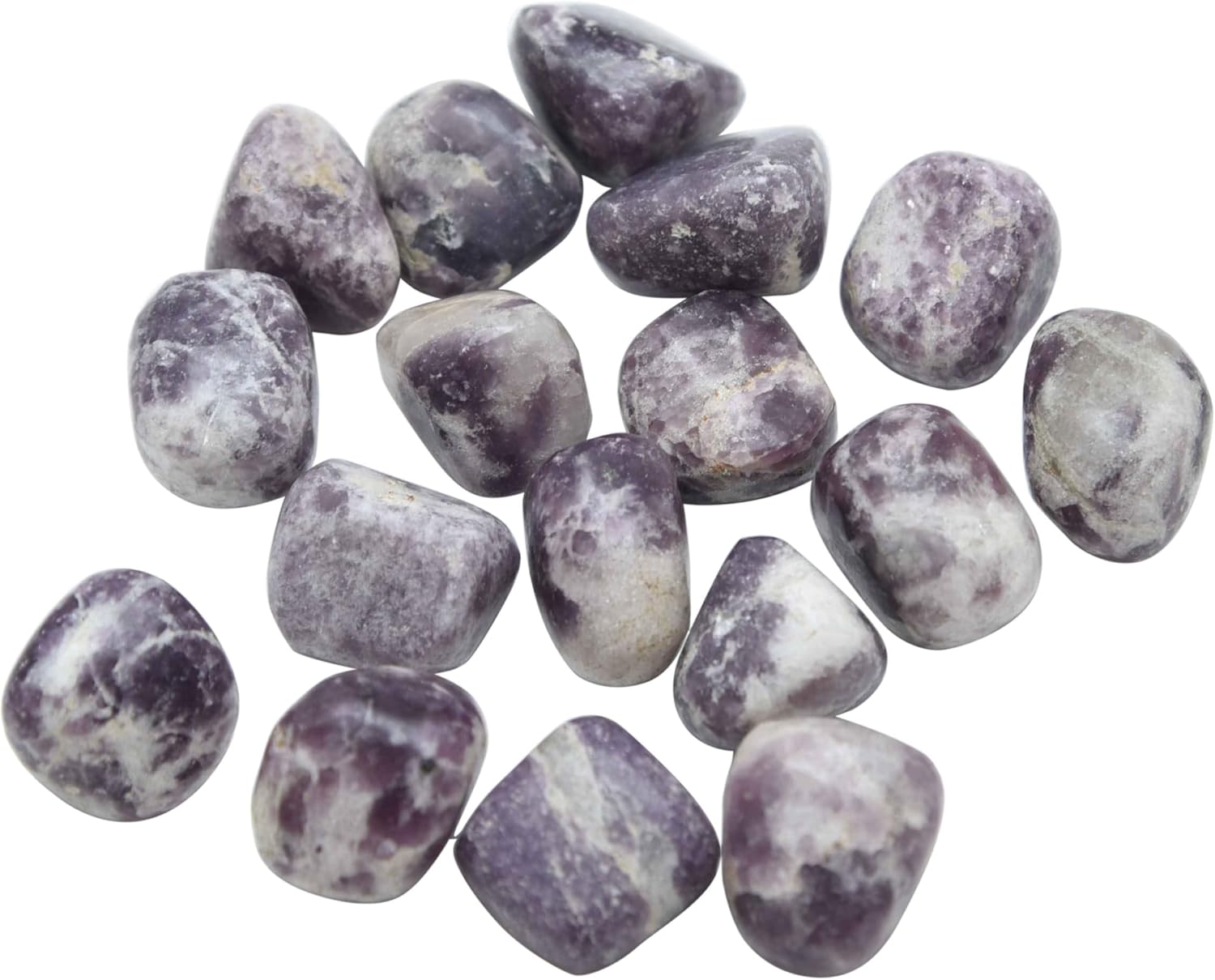 1/2(Half) lb Bulk Natural Lepidolite Tumbled Stones Polished Crystals